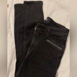 Paige black Denim Jeans with Detail